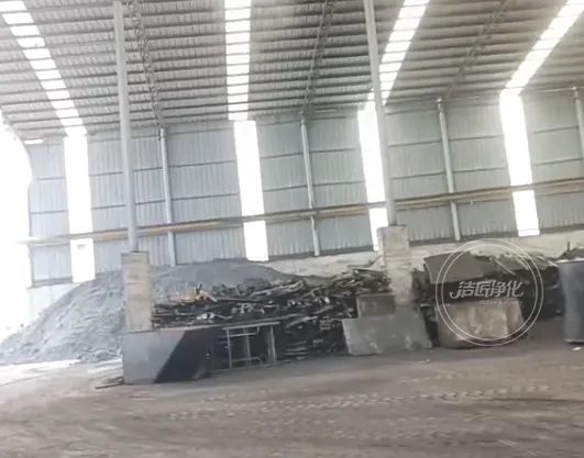 為陶瓷廠煤氣站安裝100+個高壓噴霧頭！Dejing的凈?除臭顯實力！